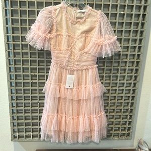 Pink party dress. XXS. Girls. Teens